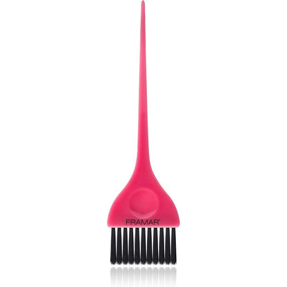 Framar Classic Hair Color Brush in signature pink front view