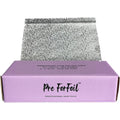 Pre ForFoil silver pop-up hair foil sheets box front view