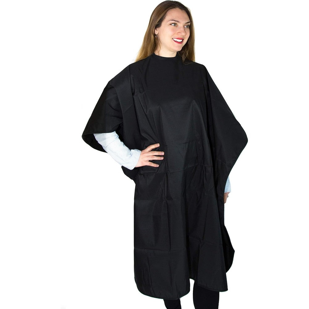Salon Supply Co hair coloring cape front view waterproof design