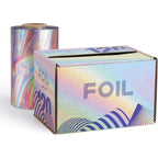 Segbeauty aluminum hair foil roll front view in box