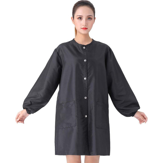 Tilyiala professional salon smock stylist jacket front view