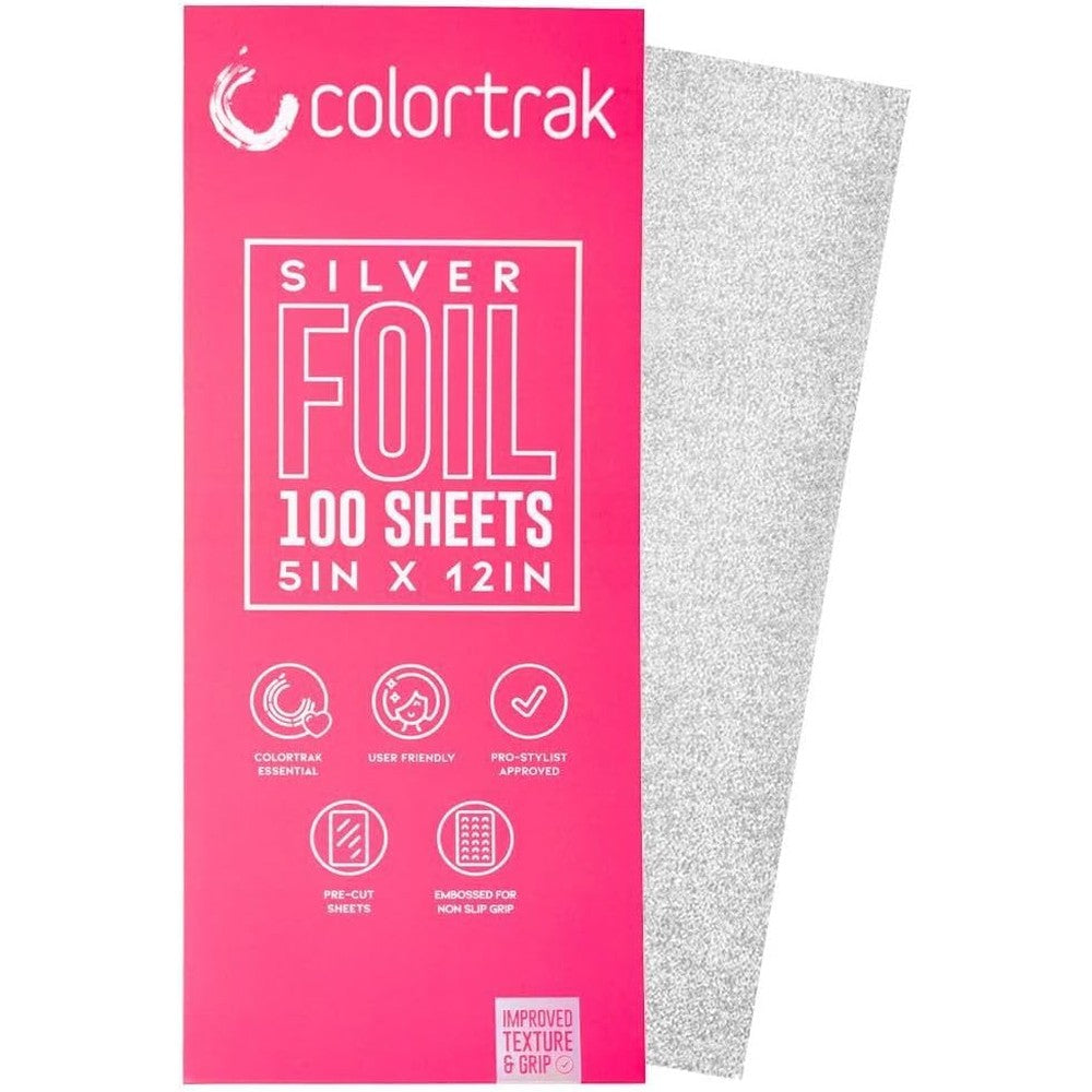 Colortrak embossed hair coloring foil sheets front of box
