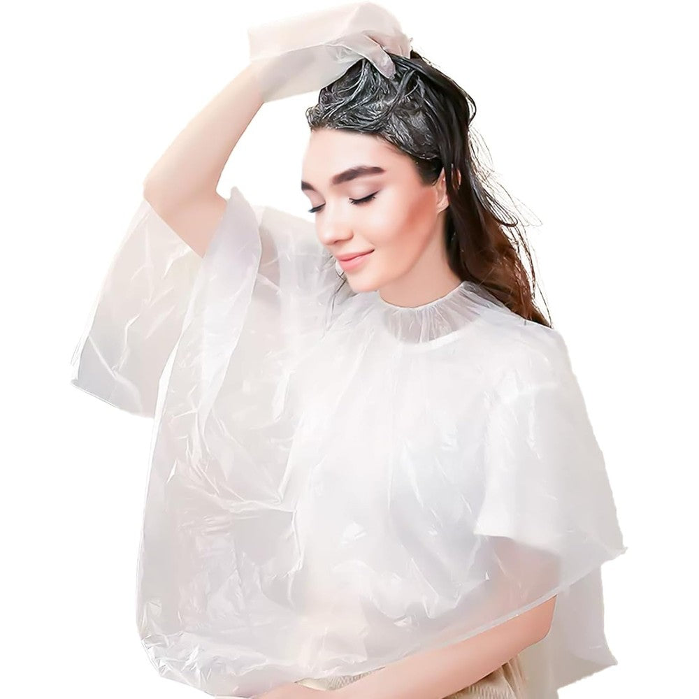 Iensen disposable waterproof hair color capes front view package