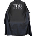 Tru Barber professional silicone neck cape black and white