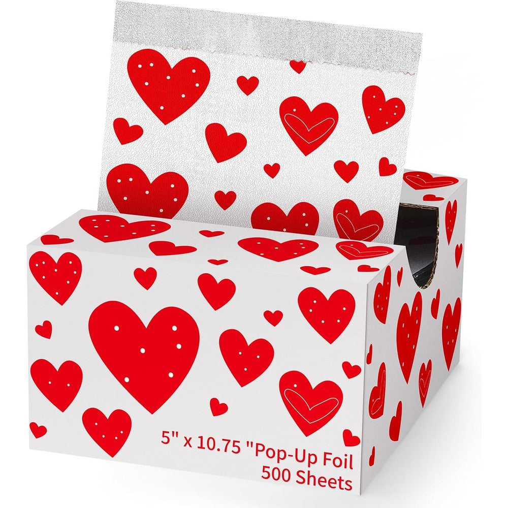 AmazingSpark heart design hair foils front view packaging box for salon highlighting services