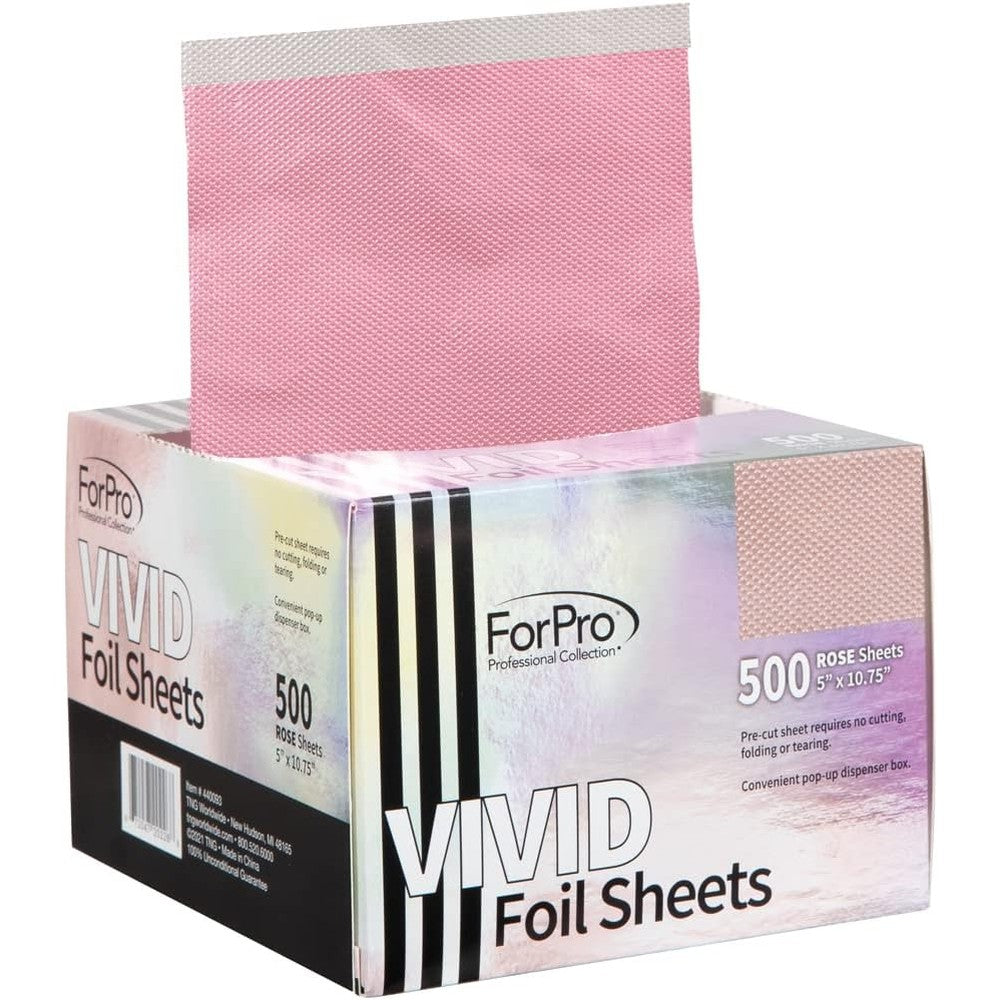 ForPro Professional Collection Vivid Rose Embossed Foil Sheets box front view