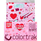Smockers Colortrak Cyber Crush Pop Up Foil box front view featuring professional salon hair coloring sheets.