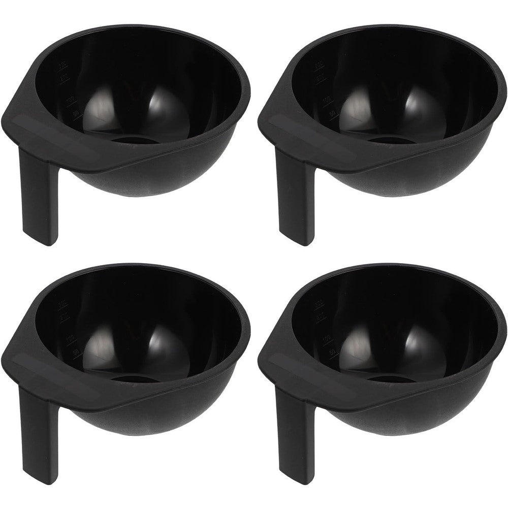 Lurrose Solustre hair dye mixing bowls 4 pieces front view showing ergonomic handle