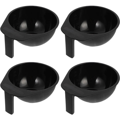 Lurrose Solustre hair dye mixing bowls 4 pieces front view showing ergonomic handle