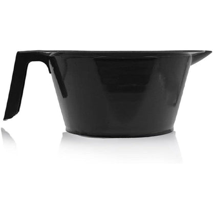 Soft 'N Style applicator bowl front view showing the handle and pouring lip.