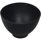 ForPro Professional Collection Silicone Mixing Bowl front view black professional salon bowl