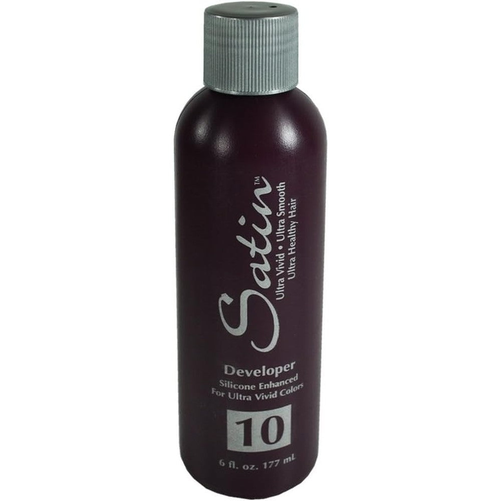 Developlus Satin Oxide 10 Volume Developer bottle front view professional hair care