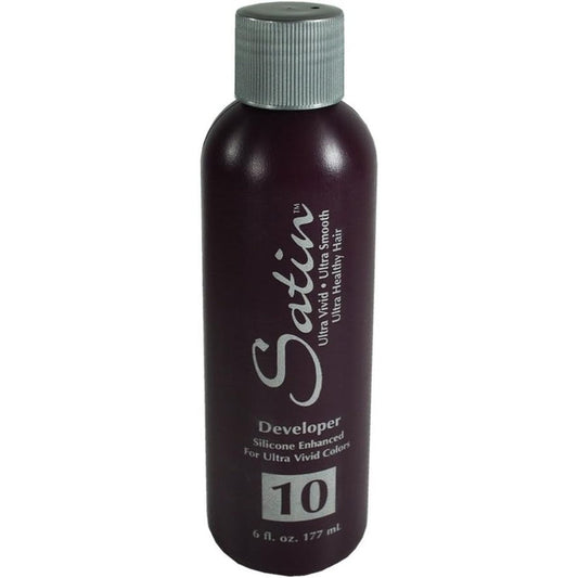 Developlus Satin Oxide 10 Volume Developer bottle front view professional hair care