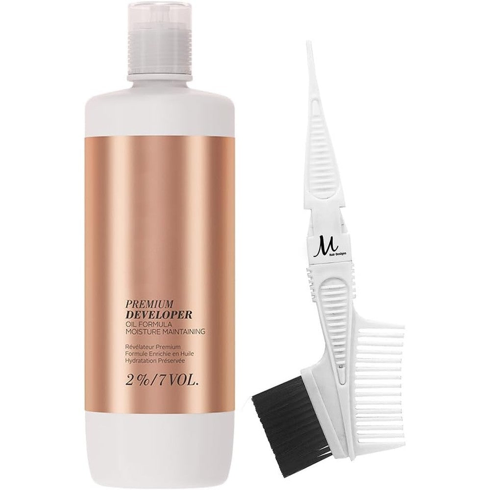 M Hair Designs Schwarzkopf BlondMe 7 Volume Developer bundle front view
