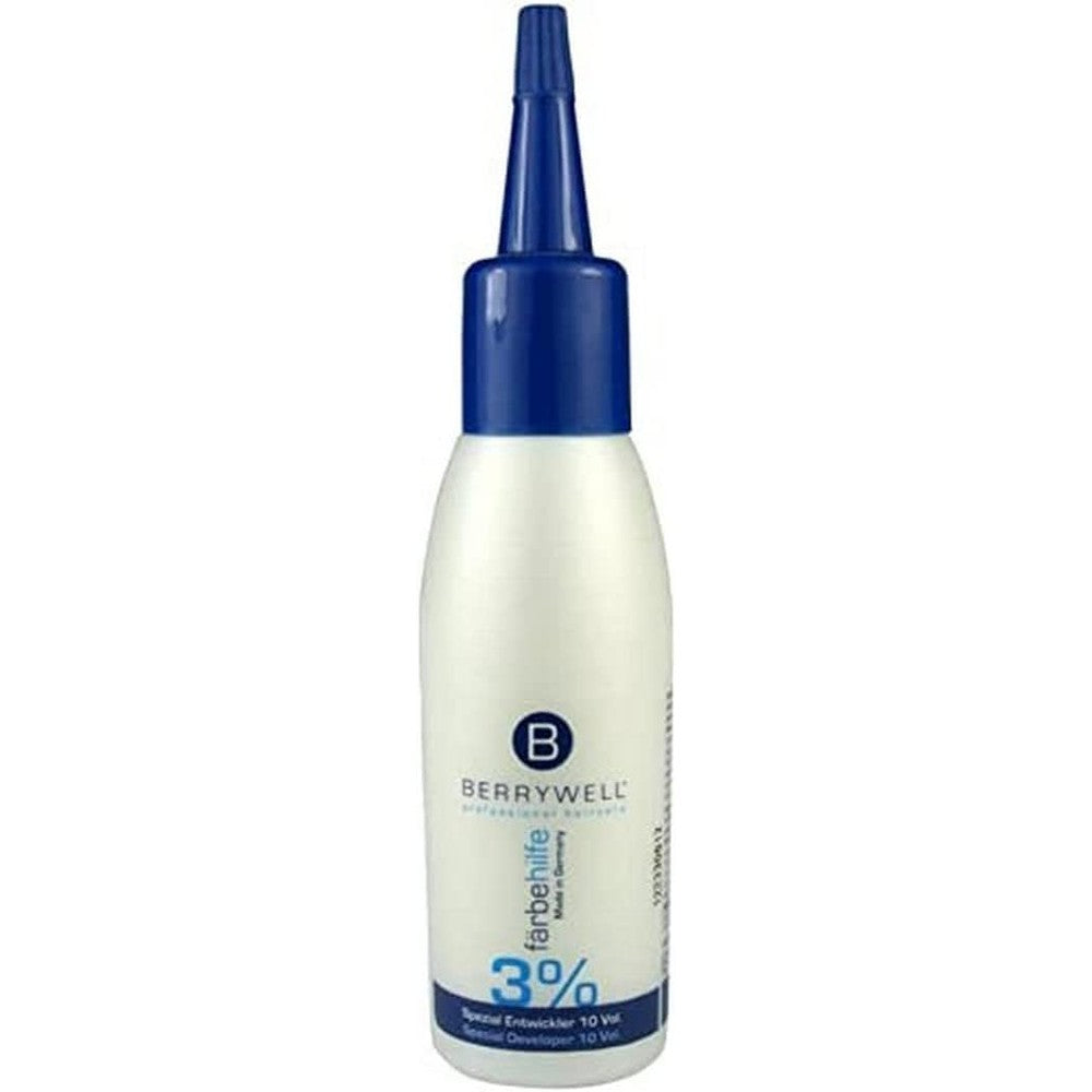 Berrywell Cream Developer 10 Volume 3 percent 50ml bottle front view for professional tinting