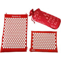 Spoonk acupressure eco mat cherry red front view