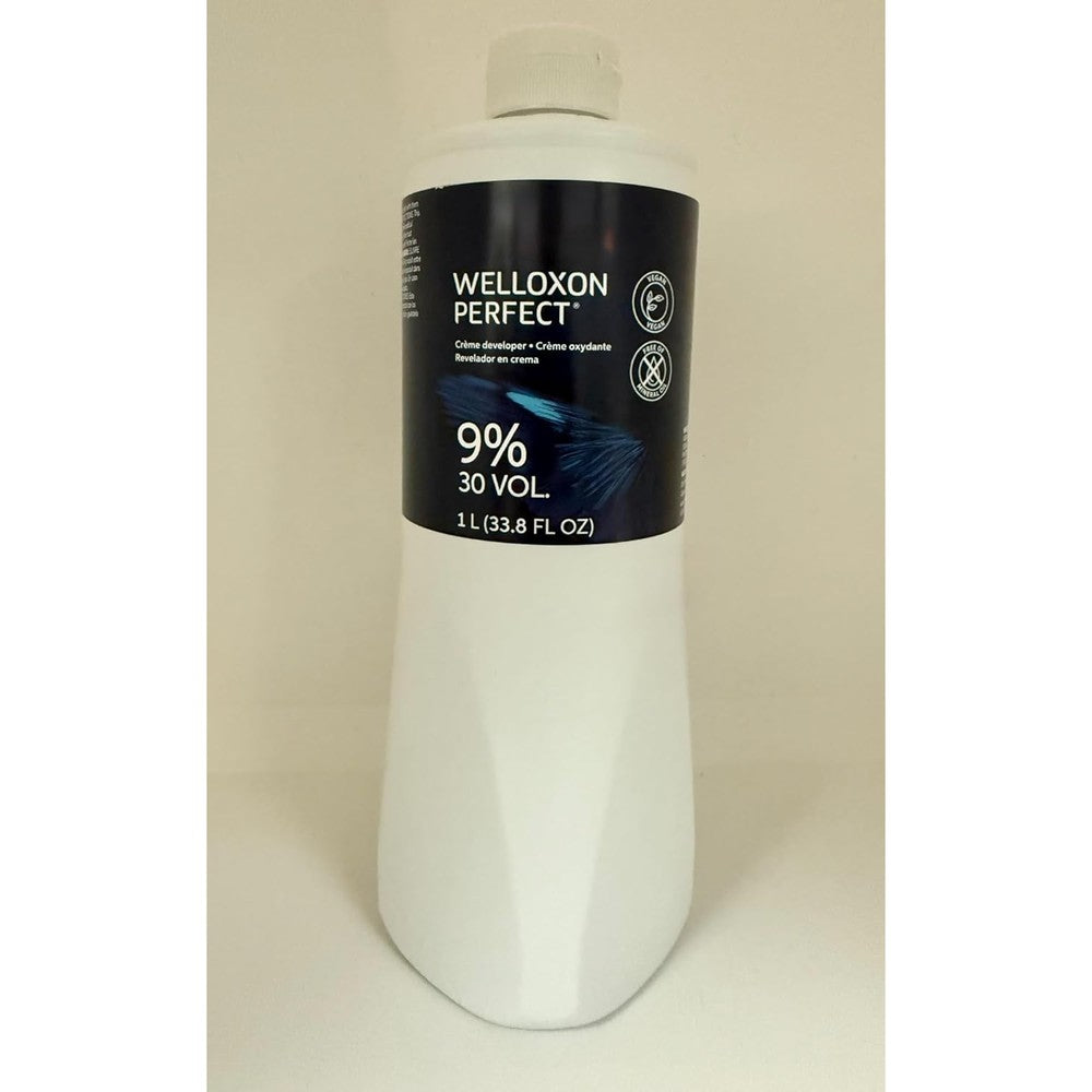 Wella Professionals Welloxon Perfect 30 Volume 9 Percent Cream Developer 1 Liter bottle front view