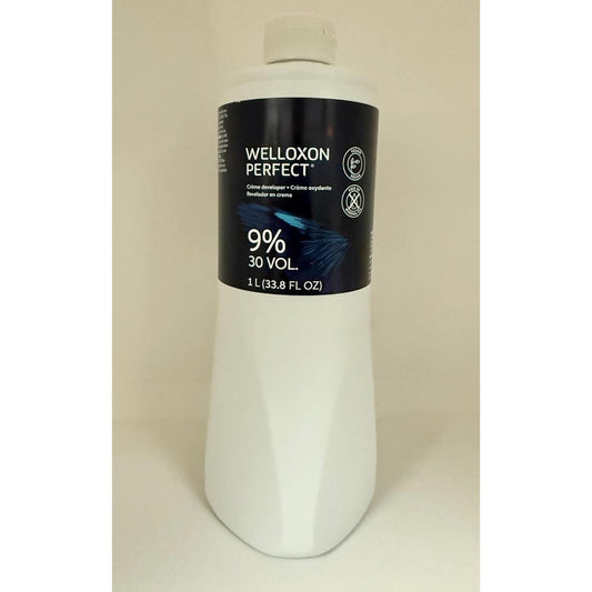Wella Professionals Welloxon Perfect 30 Volume 9 Percent Cream Developer 1 Liter bottle front view