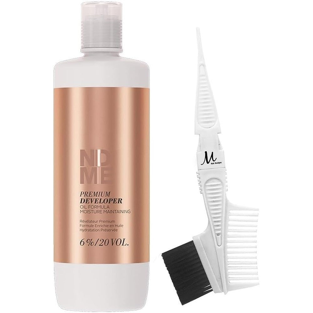 Schwarzkopf BlondMe Premium Developer 6 Percent 1000ml bottle with tint brush