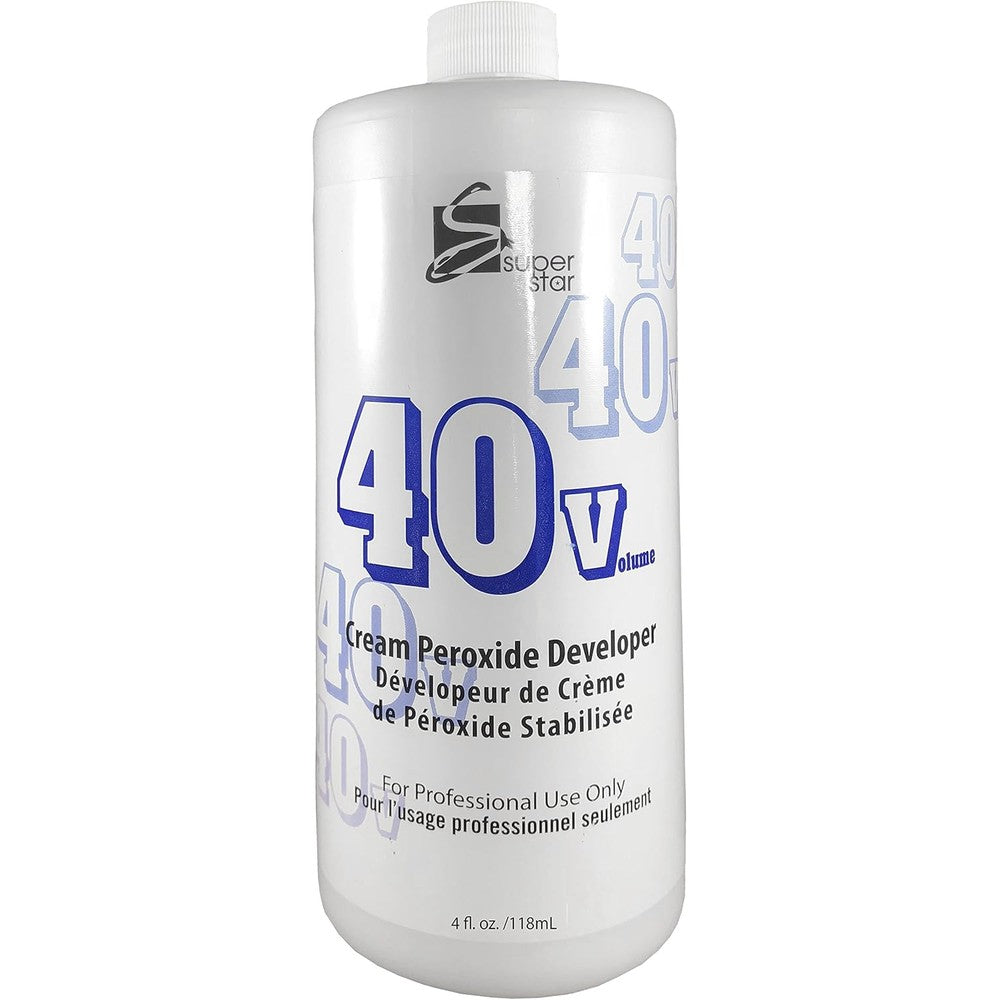 Super Star Cream Peroxide Developer 4 Fluid Ounce bottle front view
