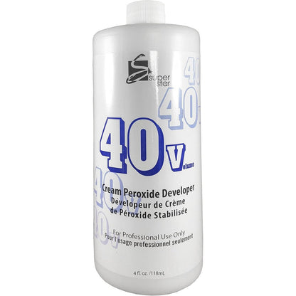 Super Star Cream Peroxide Developer 4 Fluid Ounce bottle front view