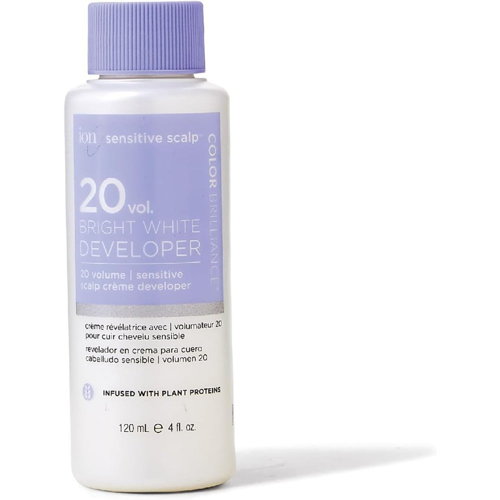Ion Bright White Sensitive Scalp Developer 20 Volume bottle front view