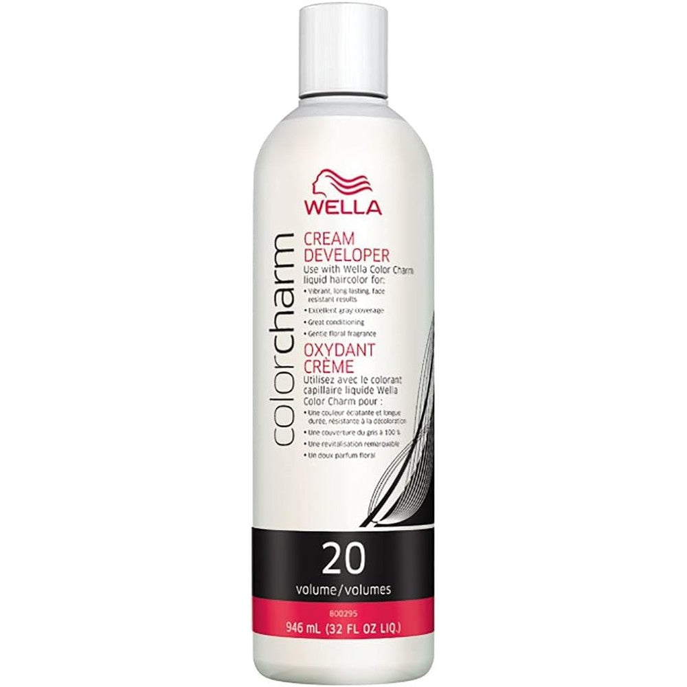 Wella Color Charm 20 Volume Cream Developer front view bottle