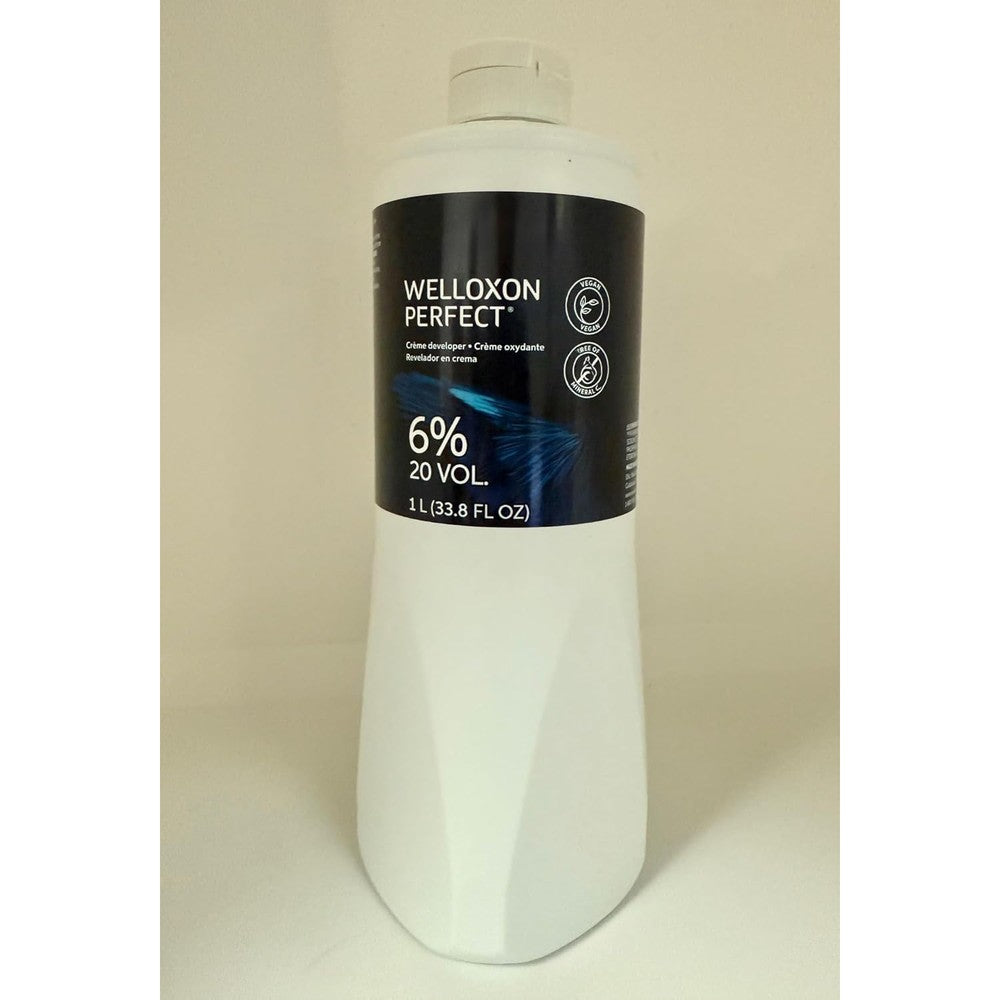 Salon Retail Concepts Wella Welloxon Perfect 20 Volume Cream Developer front view for professional hair coloring.