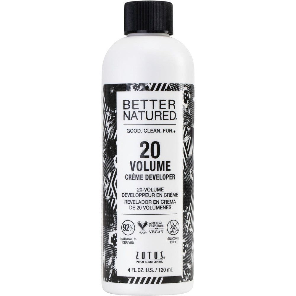 Better Natured 20 Volume Gentle Creme Hair Developer front view bottle