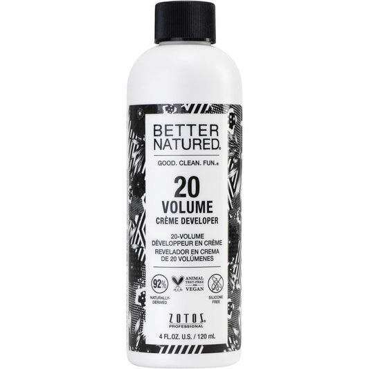 Better Natured 20 Volume Gentle Creme Hair Developer front view bottle