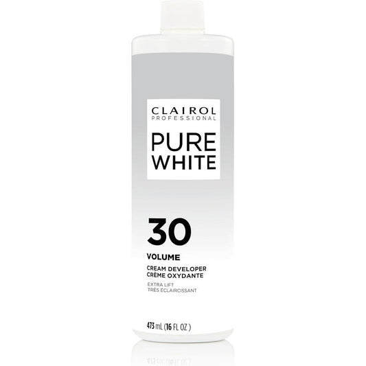 Clairol Professional Pure White 30 Volume Developer front view bottle