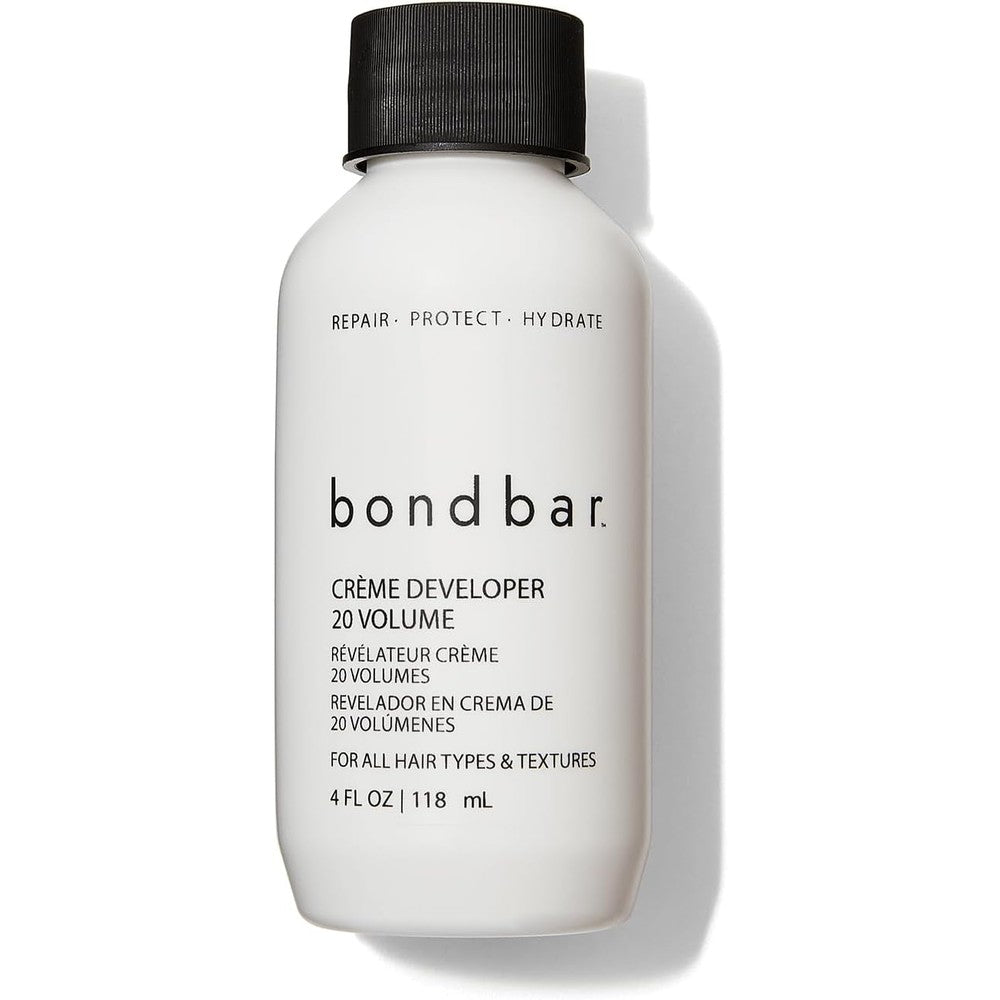 Bondbar 20 Volume Creme Developer bottle front view for professional hair dyeing