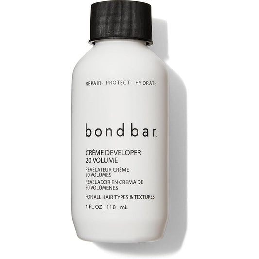 Bondbar 20 Volume Creme Developer bottle front view for professional hair dyeing