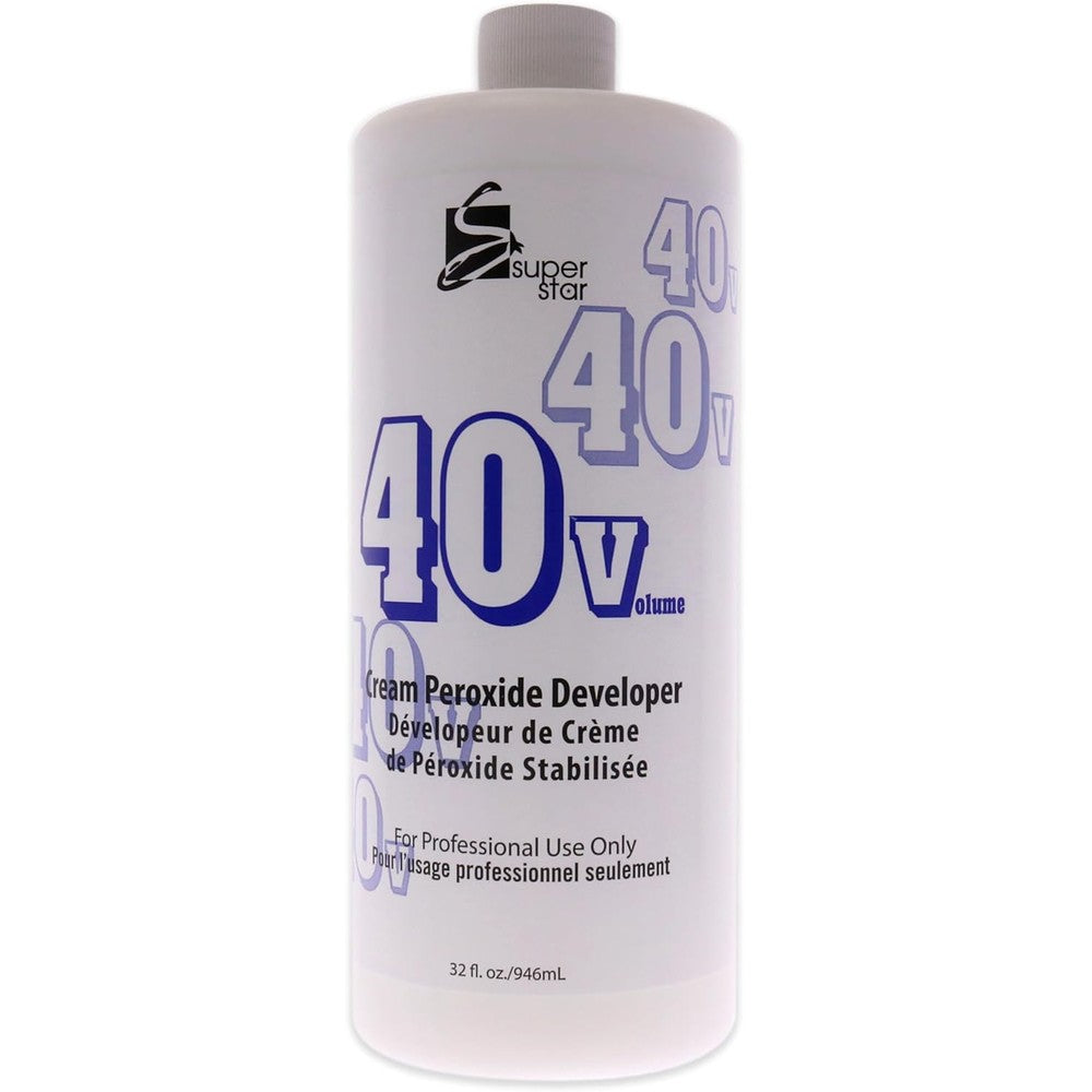 Super Star Cream Peroxide Developer 40 Volume 32 Fluid Ounces front view