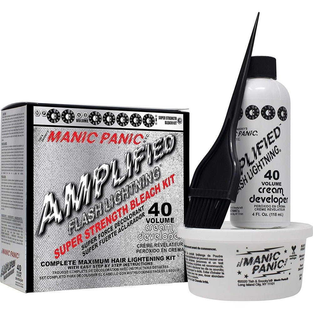 Manic Panic Flash Lightning 40 Volume Bleach Kit front view