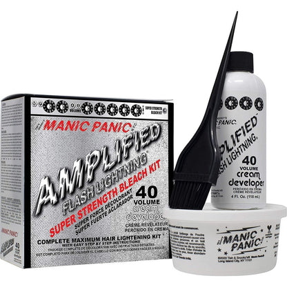 Manic Panic Flash Lightning 40 Volume Bleach Kit front view