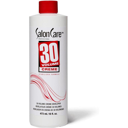 Salon Care 30 Volume Creme Developer front view bottle