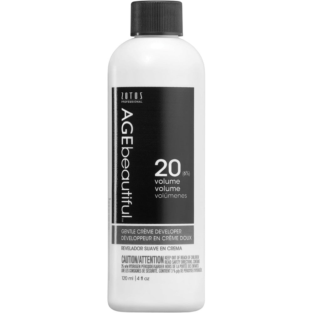 Zotos Professional Age Beautiful 20 Volume Gentle Creme Developer bottle front view