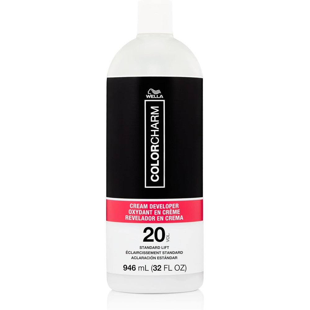 Wella Colorcharm 20 Volume Cream Developer 32 fluid ounce front view