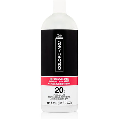 Wella Colorcharm 20 Volume Cream Developer 32 fluid ounce front view