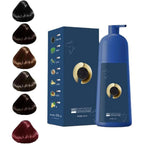 TiaoBug caviar protein hair dye shampoo front view package showing natural plant based formula