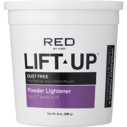 Red by Kiss Lift Up Hair Bleach Powder Lightener front tub view