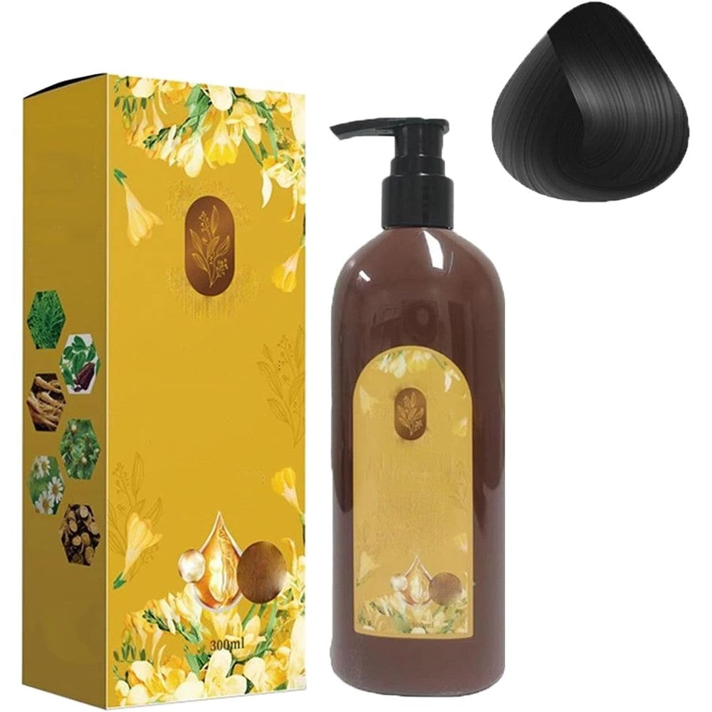 Velwar nourishing plant based hair color shampoo front view bottle