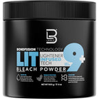 L3VEL3 Level 3 BondFusion LIT Bleach Powder 500 grams front view packaging professional hair lightener container