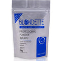 Blondette Salon Professional Powder Bleach front view of blue dust free pouch