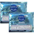 L'Oreal Technique Quick Blue High Performance Powder Bleach front packet view highlighting seven levels of lift.