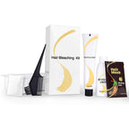 JUANCHI Gentle Cream Hair Bleach Kit front view package containing ammonia free lightener cream and developer