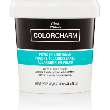 Wella Colorcharm Powder Hair Lightener front view of professional packaging