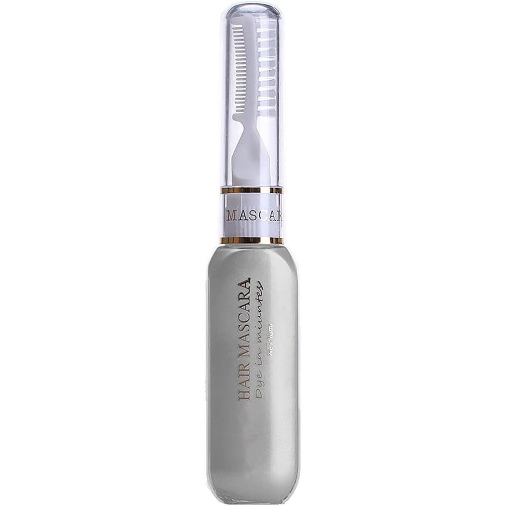 Liasun temporary hair mascara stick in silver gray front view
