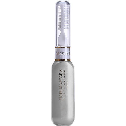 Liasun temporary hair mascara stick in silver gray front view